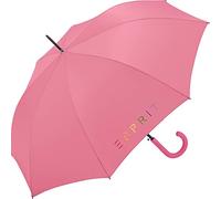 Esprit Paraguas automático Rainbow Dawn, Logotipo de color rosa carmín, 101 cm, Elegante