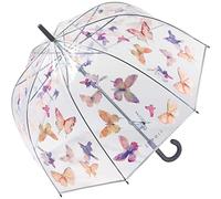 Esprit - Paraguas, largo, forma de hongo, tiras de color cobre, 90 cm