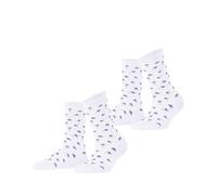 ESPRIT Petite Flowers 2-Pack W SO viscosa estampado 2 pares, Calcetines Mujer, Blanco (White 2000), 35-38