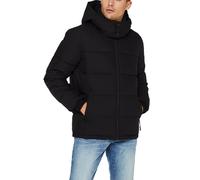 Esprit Plumífero acolchado de hombre negro con capucha. Negro 52/XL