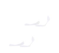 ESPRIT Solid Low Double Pack W In algodón invisibles lisos 2 pares, Calcetines pinkies Mujer, Blanco White 2000, 39-42