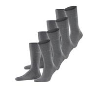 ESPRIT Solid M So algodón lisos pack múltiple, Calcetines Hombre, Gris Light Grey Melange 3390, 40-46