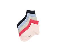 ESPRIT Solid Mix Multipack K Sn algodón lisos 5 pares, Calcetines cortos Unisex niños, Multicolor Blue Grey Pink Mix 0010, 35-38