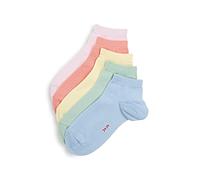ESPRIT Solid Mix Multipack K Sn algodón lisos 5 pares, Calcetines cortos Unisex niños, Multicolor Blue Green Pink Yellow 0030, 31-34