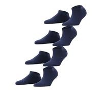 ESPRIT Solid W Sn algodón lisos pack múltiple, Calcetines cortos Mujer, Azul Marine 6120, 36-41