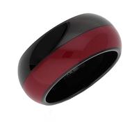 ESPRIT Steel - Anillo, color rojo y negro talla -16 (10)
