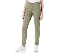 ESPRIT Stretch Chino Pima Pantalones, Verde (Light Khaki 345), 32W / 32L para Mujer