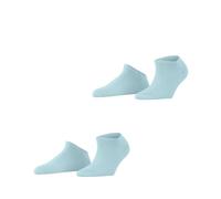ESPRIT Uni Multipack W Sn algodón lisos 2 pares, Calcetines cortos Mujer, Azul Barely Blue 6588, 39-42