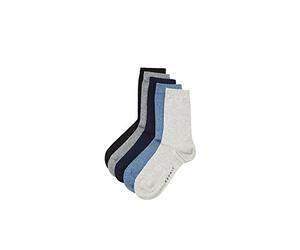 ESPRIT Unisex Kids Solid Mix 5-Pack calcetines algodón transpirable | de algodón agradable para la piel