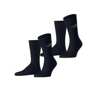 ESPRIT Unisex Logo Multipack M So algodón estampados 2 pares, Calcetines Hombre, Azul Space Blue 6116, 39-42