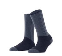 ESPRIT Vibrance W So lana cachemira lisos 1 par, Calcetines Mujer, Azul Ink Melange 6674, 35-38