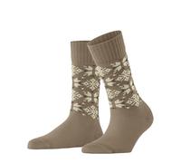ESPRIT Winter Star W So algodón lana estampados 1 par, Calcetines Mujer, Marrón Camel 5038, 35-38
