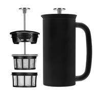 ESPRO 1018C2-17BK P7 prensa de café aislada al vacío, acero inoxidable, negro mate