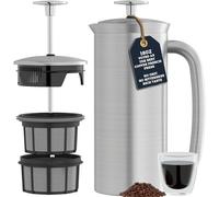 Espro® French Press P7, Acero Inoxidable Cepillado, Cafetera, 530 ml