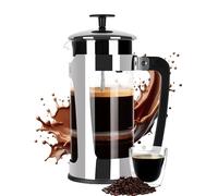 Espro - P5 French Press - Cafetera y té con doble microfiltro, elaboración sin granos ni amargos, marco de acero inoxidable resistente, (acero inoxidable pulido, 18 onzas)