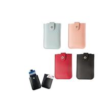 ESPRY Pull-out Card Organizer,Small Slim Credit Card Holder Wallet for Women Multi Slot Card Holder,Stackable Pull-out Card Holder,Snap Pouch For Purse Pull out Card Holder,Ultra Slim (4pcs-B)