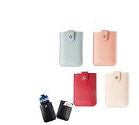 ESPRY Pull-out Card Organizer,Small Slim Credit Card Holder Wallet for Women Multi Slot Card Holder,Stackable Pull-out Card Holder,Snap Pouch For Purse Pull out Card Holder,Ultra Slim (4pcs-A)