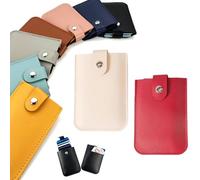 ESPRY Pull-out Card Organizer,Small Slim Credit Card Holder Wallet for Women Multi Slot Card Holder,Stackable Pull-out Card Holder,Snap Pouch For Purse Pull out Card Holder,Ultra Slim (2pcs-F)