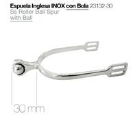 Espuela inglesa con bola Inox 30 mm ZALDI