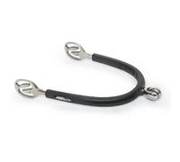 espuelas de equitación moleteadas de tacto suave Metalab 20 mm - L