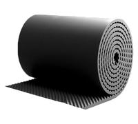 Espuma Acústica 10m/Roll Noise Insulation Soundproofing Foam, 5cm Thick Self Adhesive Sound-Absorbing Cotton, Acoustic Boards For Studio Home Cinema Ktv (Color : Black, Size : 80m/262.46ft)