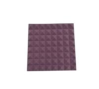 Espuma acústica de estudio for, Panel tratamiento absorción sonido, retardante llama, insonorizado, cuña, 4 Uds., 50x50x5cm Para Coche, Estudio y Hogar(Purple)