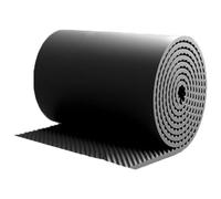 Espuma Acústica Espuma De Insonorización Con Aislamiento Ruido, Estera Acústica De Estudio De 7 Cm De Grosor, Paneles De Amortiguación De Sonido Autoadhesivos Resistentes Al Fuego De 10 M/Rollo For Es