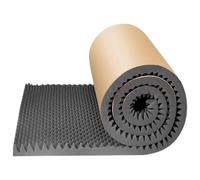 Espuma Acústica Espuma Insonorizante Con Aislamiento Acústico De 5m/rollo, Paneles De Espuma Acústica Autoadhesivos De 3cm De Espesor For El Hogar/estudio, Fácil De Cortar (Color : Gray, Size : 25m