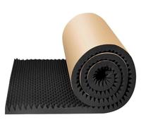 Espuma Acústica Espuma Insonorizante Con Aislamiento Acústico De 5m/rollo, Paneles De Espuma Acústica Autoadhesivos De 3cm De Espesor For El Hogar/estudio, Fácil De Cortar (Color : Black, Size : 25m