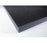 Espuma acústica Eurokustik con capa protectora autoadhesiva negra, 1 unidad, pushki30ad