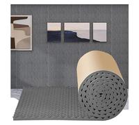 Espuma Acústica Noise Insulation Soundproofing Foam, 3cm Thick Studio Sound Acoustic Fire Resistant Sound Dampening Panels, Self-Adhesive Egg Crate Sound Insulation Mat (Color : Gray, Size : 12m)
