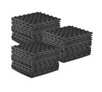Espuma Acustica Paquete de 24/36 paneles espuma acústica for estudio, aislamiento acústico 30x30cm, adecuado for estudios grabación, salas control, cabina vocal para estudio(36 PCS)
