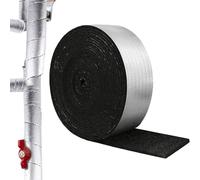 Espuma aislante para tuberías, goma de 1000 x 5 x 1 cm, tubo de aislamiento de tuberías, envoltura térmica autoadhesiva, cinta interior de calefacción al aire libre, protección universal gruesa para