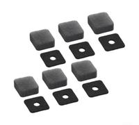 Espuma Antiviento Micrófono para insta360 X6 6 para uds Negro | Reducción viento, audio claro, exterior, 6 unidades, color negro