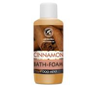 Espuma Baño de Canela 1000 ml - Espuma Baño con Aceite Esencial Natural de Canela - Cuidado del Cuerpo - Relajación - Fragancia Dulce y Suave - Aromaterapia - Spa - Baños de Burbujas - Belleza