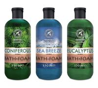 Espuma Baño Set Coníferas & Brisa Marina & Eucalipto 3x350ml - Cuidado del Cuerpo - Relajación - Aroma Fresco - Aromaterapia - Spa - Baños de Burbujas - Belleza