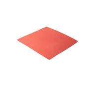 Espuma de absorción de impactos Tablero de espuma esponja suave 1 mm a 10 grosor, almohadilla silicona roja 380 a 500 for suelos antideslizantes, unidad(200x200x5mm)