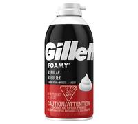 Espuma de afeitar Comfort Glide Foamy Regular para hombres, espuma de afeitar de Gillette, 11 onzas
