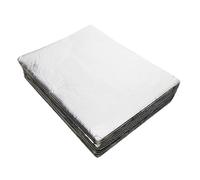 Espuma de aluminio autoadhesiva Aislamiento de capó coche, almohadilla aislante algodón 5mm, autoadhesivo, aislamiento acústico, resistencia a golpes, 10/20 piezas(10pcs)
