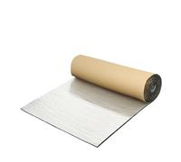 Espuma de aluminio autoadhesiva Alfombrilla aislante for cortafuegos de coche, aislamiento acústico y térmico, revestimiento algodón, autoadhesivo, , 203cm x 100cm, 5mm