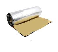 Espuma de aluminio autoadhesiva Alfombrilla aislante for cortafuegos de coche, aislamiento acústico y térmico, revestimiento algodón, autoadhesivo, , 203cm x 100cm, 5mm