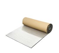 Espuma de aluminio autoadhesiva Alfombrilla aislante for cortafuegos de coche, aislamiento acústico y térmico, revestimiento algodón, autoadhesivo, , 203cm x 100cm, 5mm