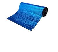 Espuma de aluminio autoadhesiva Alfombrilla amortiguadora de sonido for coche, capó amortiguador, Material aislamiento y amortiguación ruido caliente, accesorio 200x50cm(Gold)