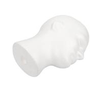 Espuma de cabeza de maniquí, soporte de exhibición de gorros, forma de modelo de sombrero, equipo de herramienta de entrenamiento de peluca, ligero, duradero, , para estilistas, estudiantes, S