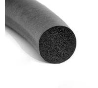 Espuma de caucho EPDM de 2/3/4/5/6/7/8/9/10/12/14/16/18/20 mm, esponja redonda de caucho negro de 1 m, tira de sellado de fácil instalación(4mm)