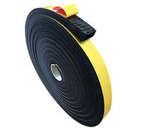 Espuma de caucho microcelular EPDM con adhesivo a una cara, sellados para puertas y ventanas, aislamiento carpintería y cerramientos, cuadros eléctricos… (20X20) mm (10 m)