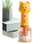 Espuma de champú para perros, pulverizador de champú para perros, dispensador de jabón eléctrico, máquina de espuma, herramienta de limpieza recargable de espuma de dinosaurio oso, suministros para