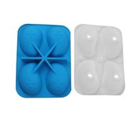 Espuma de molde 3D Chocolate Mould, 4-Cavity Mango Shape Silicone Cake Mold, Easy Demoulding Baking Tray for Jelly Pudding Postre, Home Kitchen, Cooking Class, Wedding Events