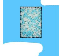 Espuma de poliestireno de colores para manualidades DIY, biotubo soluble en agua, embalaje reciclado, cacahuetes, relleno de burbujas biodegradable-01 750 Uds.