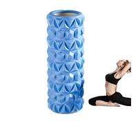 Espuma de rodillo de yoga | Rodillo de espuma de alta densidad, liberación de puntos gatillo miofasciales, usos amplios mejora la recuperación muscular en piernas y brazos, aumenta la movilidad y la c